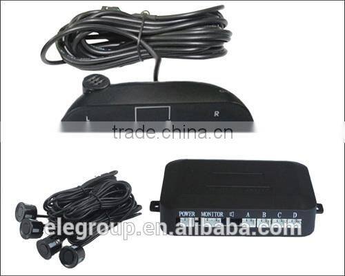 Good sellin New design Rearview parking sensor Led color display and rear 4 sensors self designed control box good quality