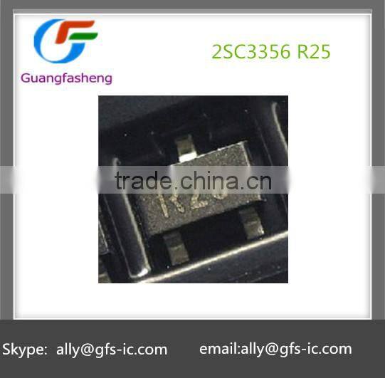 2SC3356 R25 triode 0.1A 12V High frequency low noise SOT-23