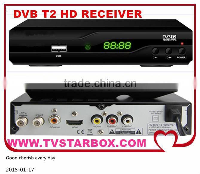 hot selling ali3821 chipset dvb t2 satellite receiver
