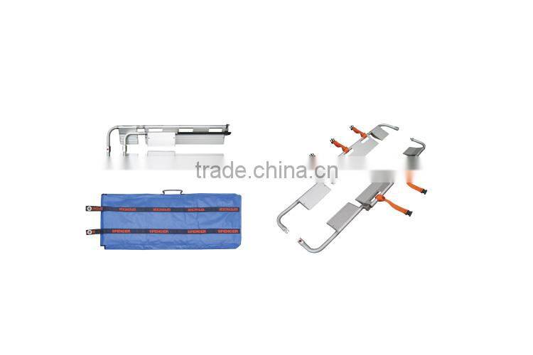 medical first aid aluminum alloy foldaway stretcher