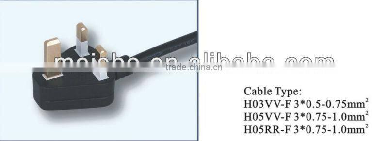 3 Pins U.K. ac power supply plug