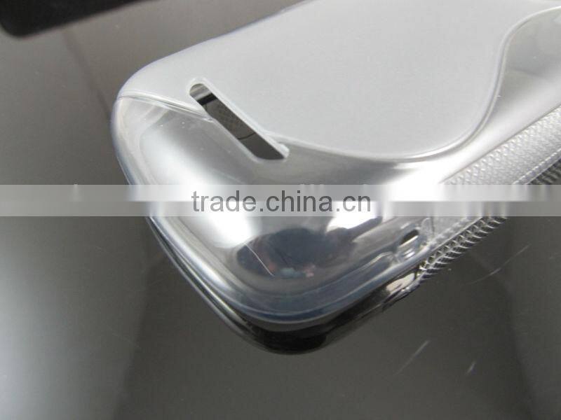 Wave line silicone phone case for Nokia ASha 3110