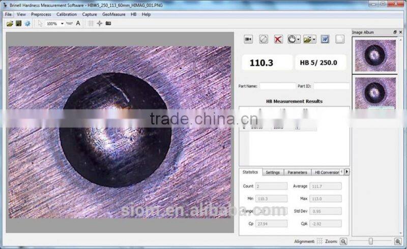 MHBD-3000IS Brinell hardness tester with software
