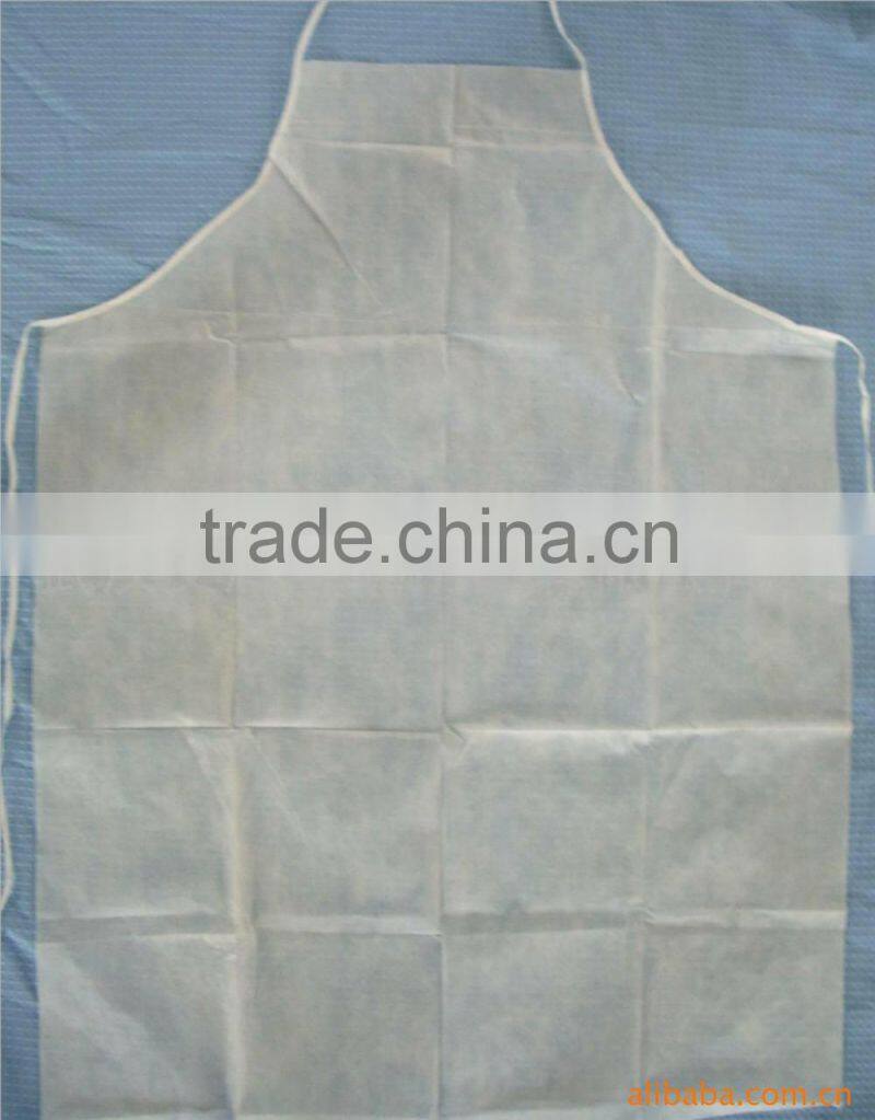 Disposable industry waterproof apons PP PE non woven material