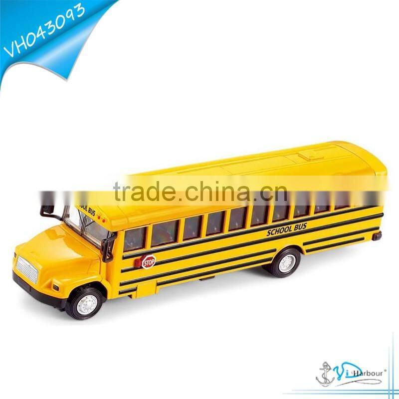 Door Open Light Music Toy Diecast Bus Model