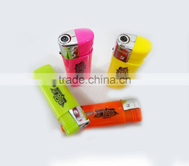 China yiwu wholesale cheap price plastic electric ignition butane gas cigarette lighter
