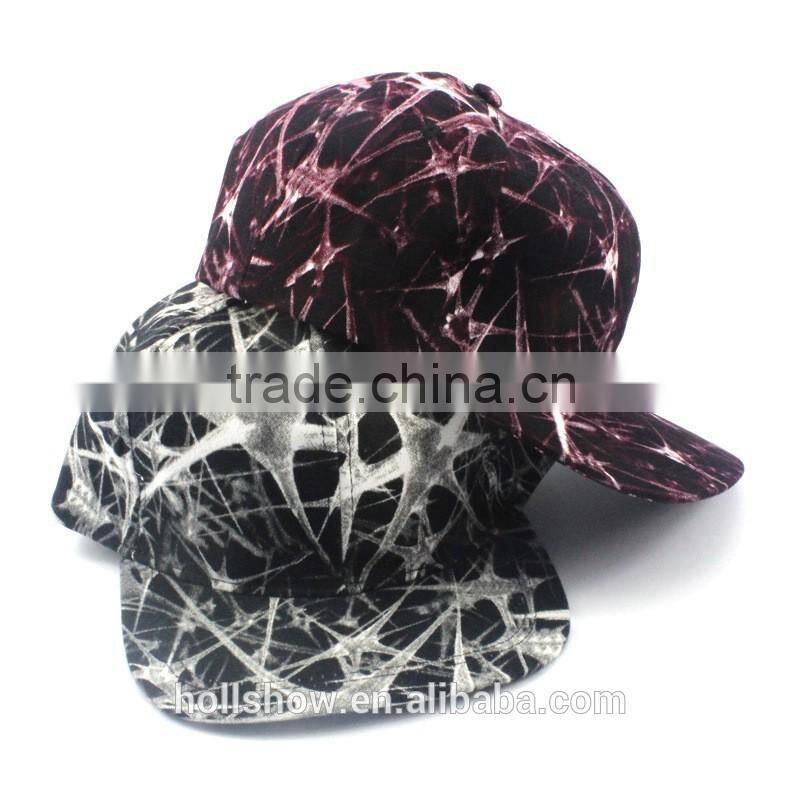 New Style Hiphop Popular Scrawl Printed Unisex Women Men Flat Brim Trucker Cap