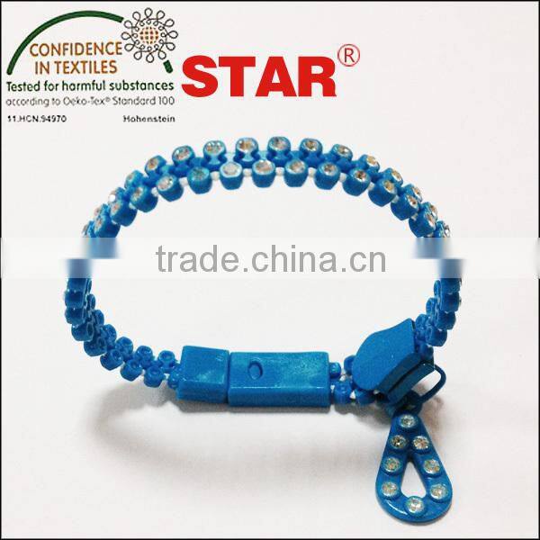 colorful zipper bracelets