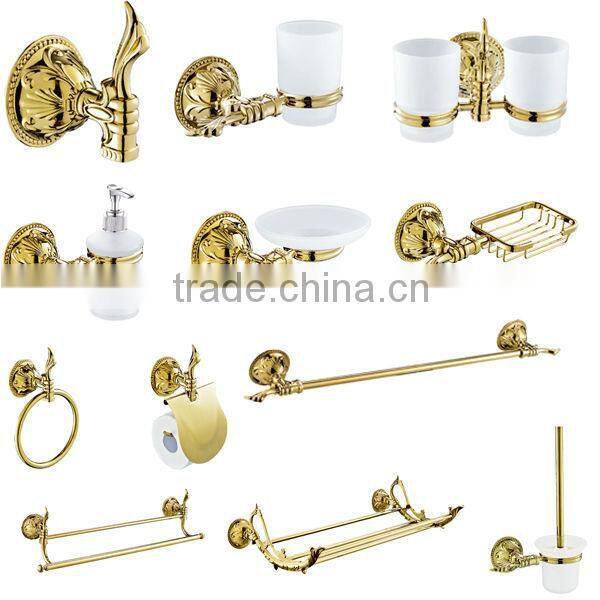 GT-12811 Modern design golden bath towel rack