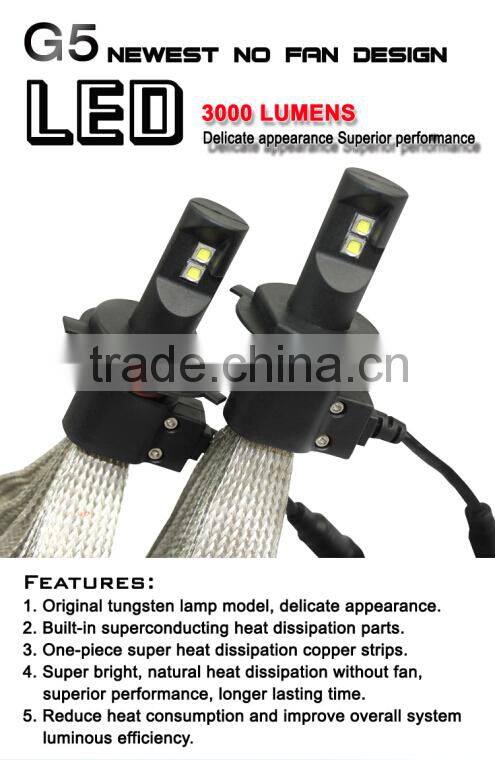 Powerful 9005 led headlight all in one led light car accessories