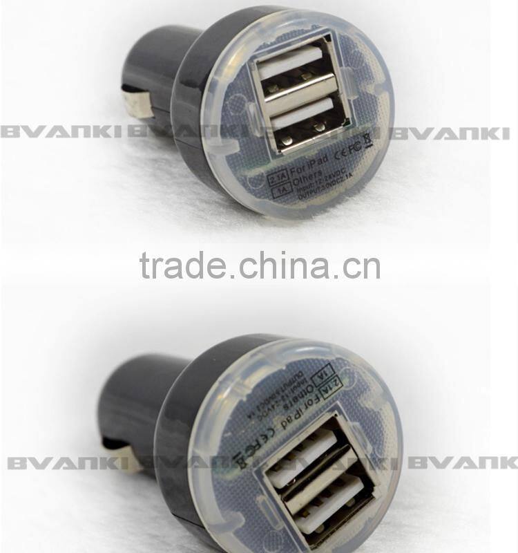New products 2016 phone accessories 2 port car charger 2 usb car charger car charger