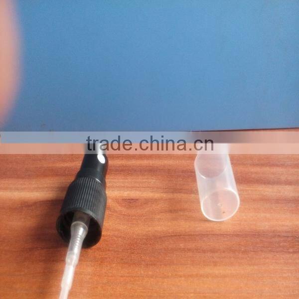 30ml clear essential oil glass bottle with black sprayer