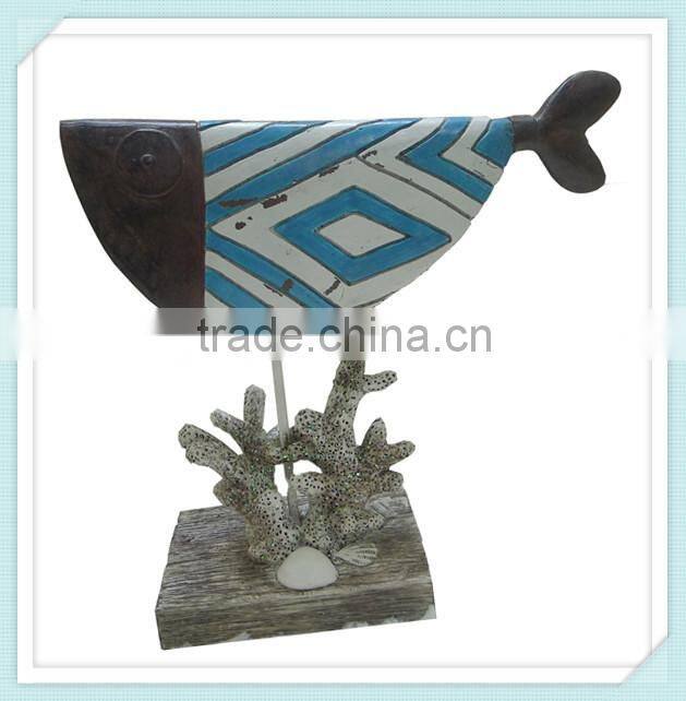 custom fish sculpture resin for home decor