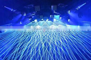 Mini stage single blue laser light show