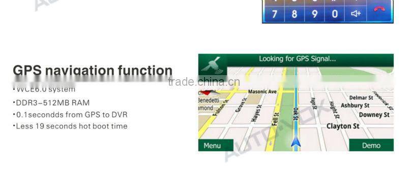 4.3 inch tft car monitor with GPS,DVR,Bluetooth