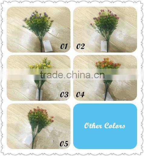 Wall decoration hanging basket usage plastic grass flower bush