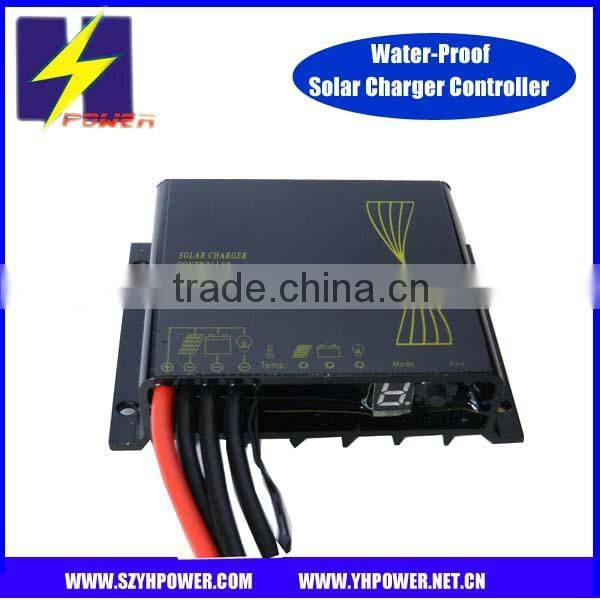 waterproof solar controller 12V/24V 20A PWM