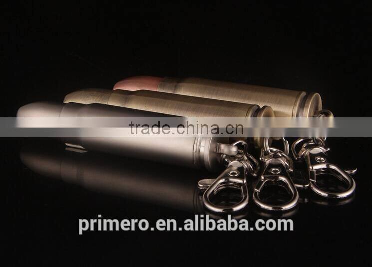 New Survival Bullet Waterproof Outdoor Camping Permanent Match Striker Lighter Keychain