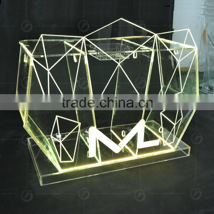 dj light with LED lights, dj facade, Bar Club Furniture blue light