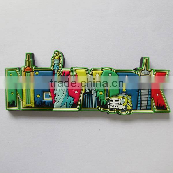 Silicone fridge magnet,PVC magent,New York magnet,Statue of Liberty magent