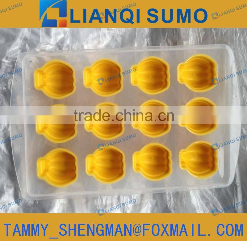 LFGB/FDA Food Grade plastic ice cube mould with heart shape