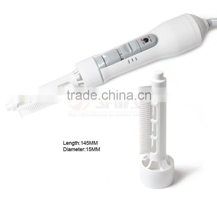 8 in 1 Electric Hot Air Hair Brush hair dryer Curler Roller straightener Styling KM