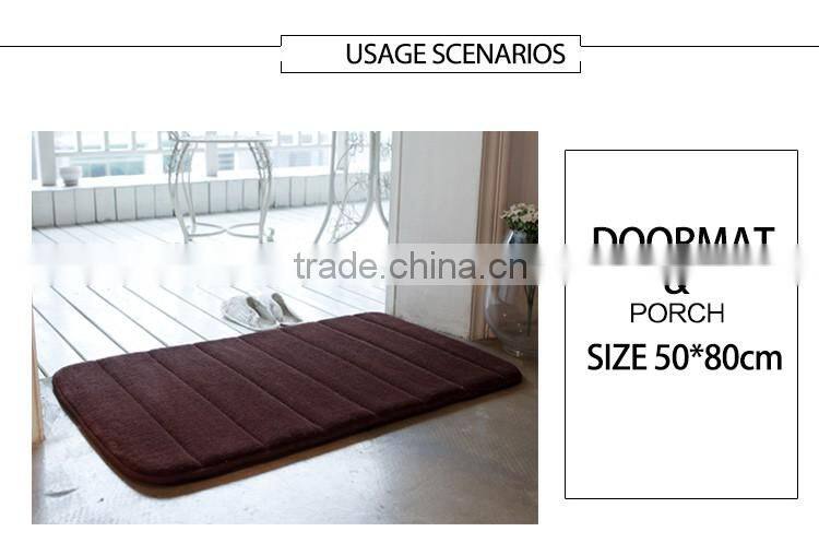 Thick Coral fleece memory cotton living room floor rugs of super soft and gentle feet touching