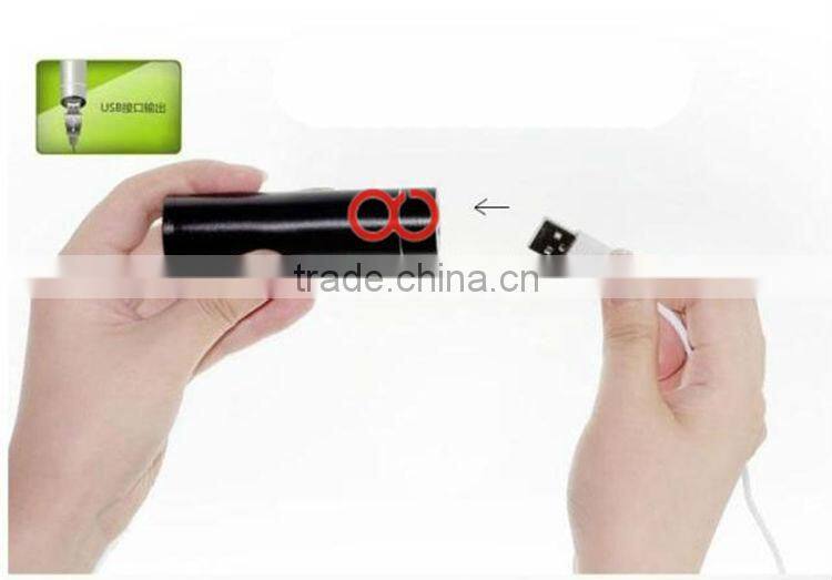 2200mah portable lipstick/cylinder shape power bank for iphone 5, Samsung, mobile phone