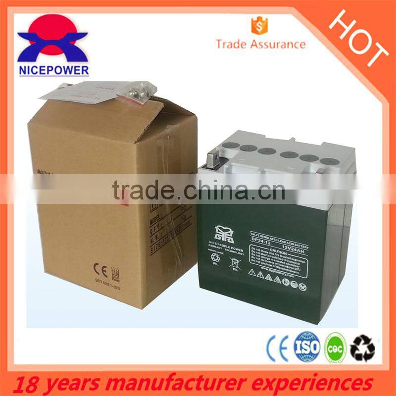 sunlight battery 12v 24ah Vrla battery