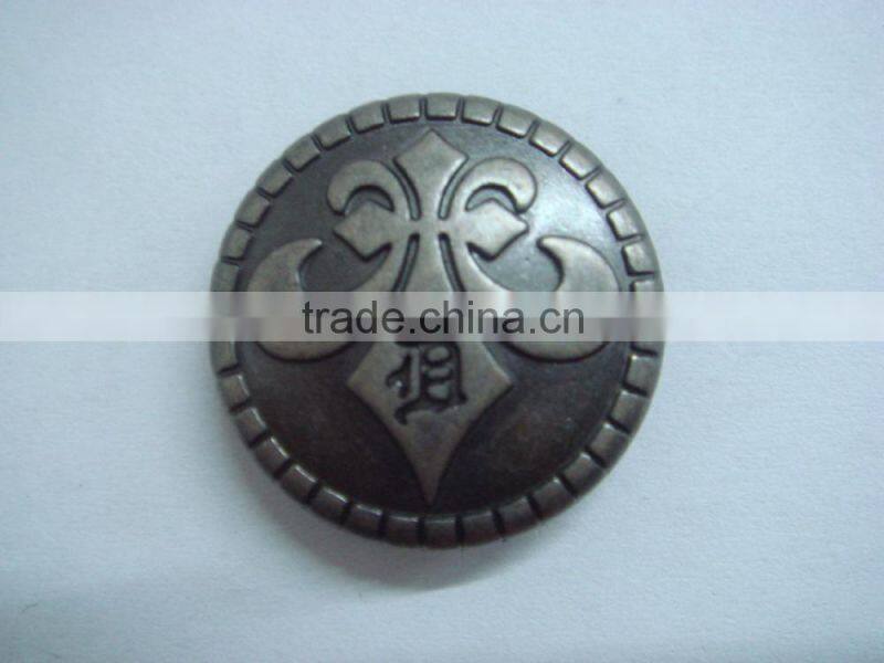 21mm metal customer snap coverable apparel button