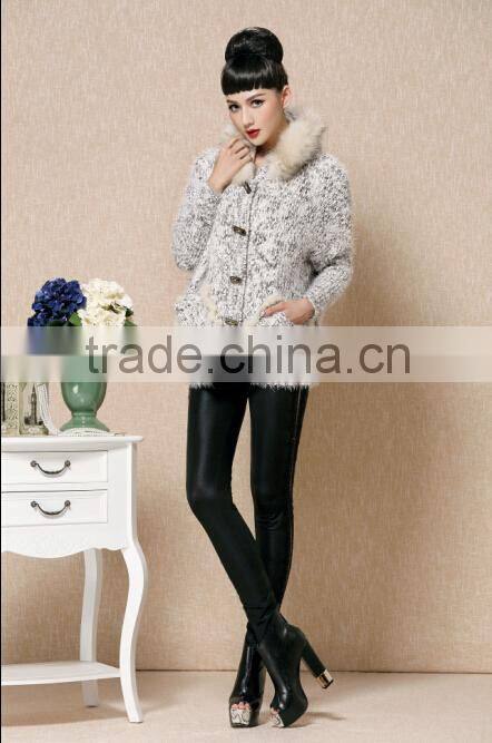2015 Hot Sell New Fashion Women's Knitted Cardigan Outwear Casual Sweater