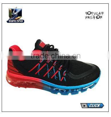 2016 latest customize design flyknit upper men running shoes