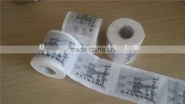 custom designed novelty printed toilet paper