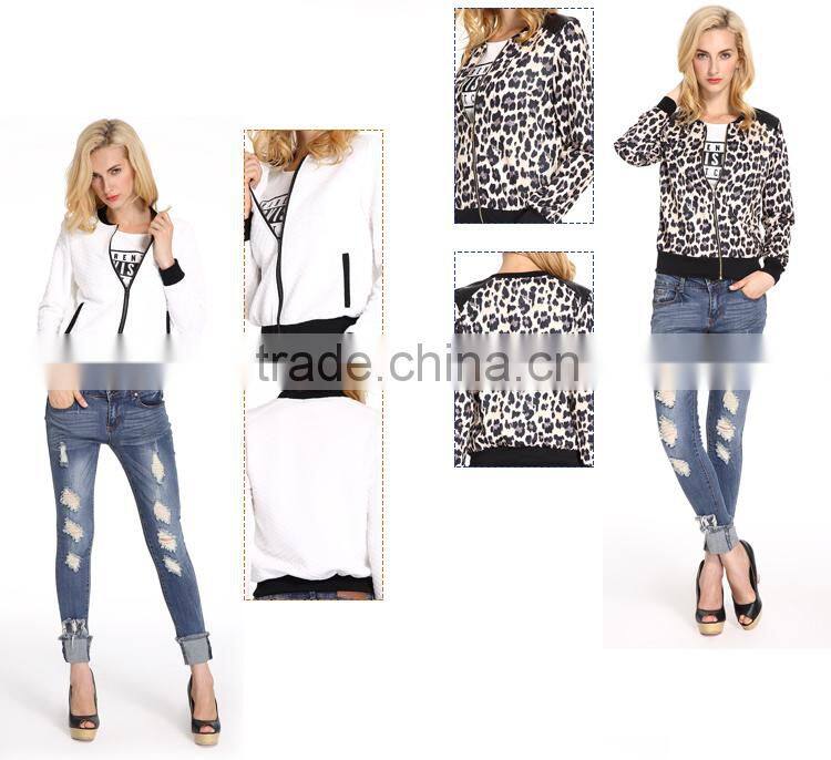 White Jackets 2015 Short Sexy Lady's Jackets Denim Short Jackets