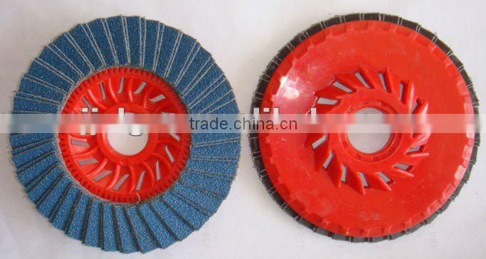 High quality flap disc T27 with plastic packing polishing s/s