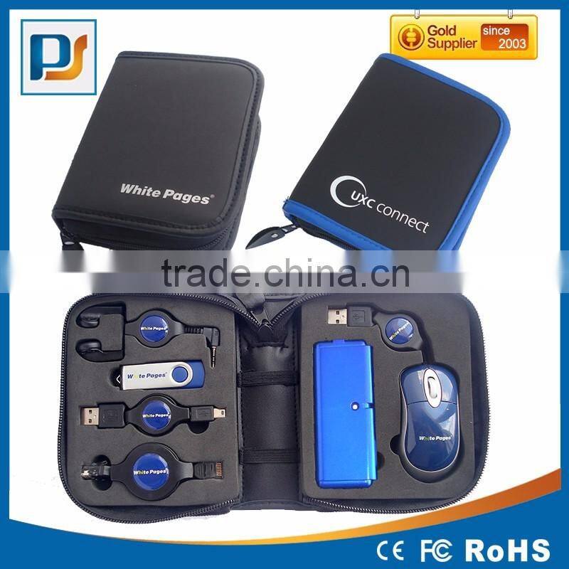 NEW Laptop Essentials Kit usb flash drive Mouse HUB Earphones Retractable Cabels