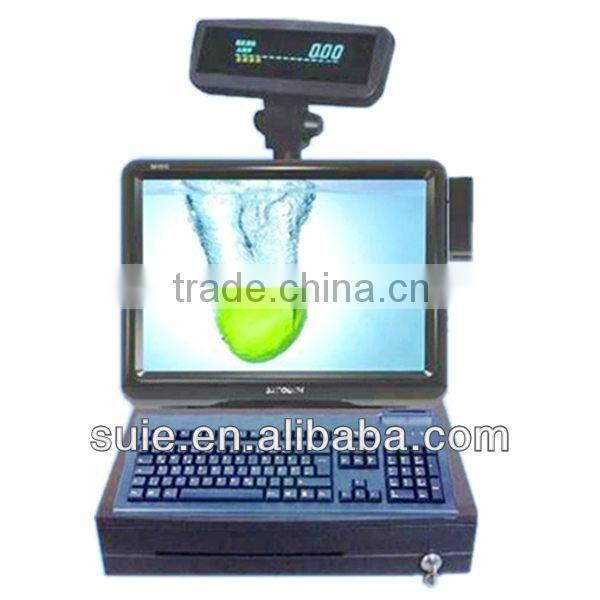 All in one touch pos system pos terminal cash register for Retail and Restaurant