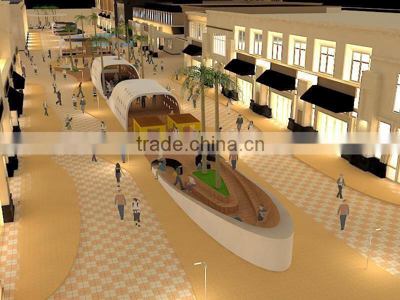 IP65 water proof 20W LED walkway area lighting with pole