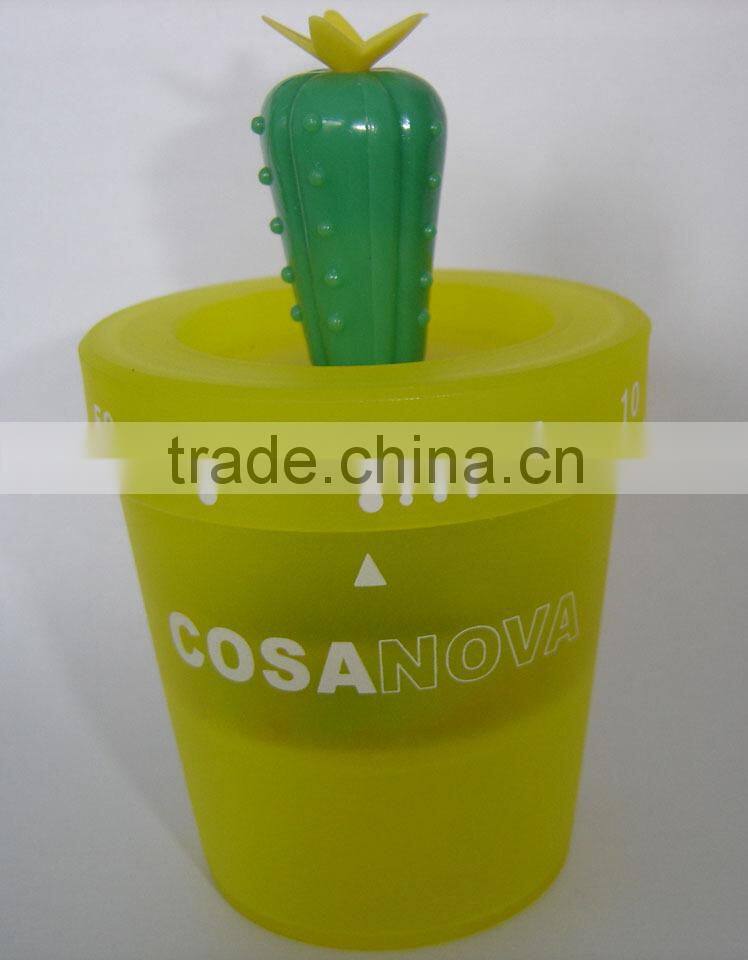 China mechanical kitchen bucket with pepper shape timer