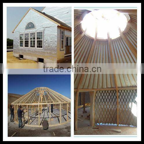 Double Side Aluminum Coated Woven Cloth Radiant Barrier TYI085