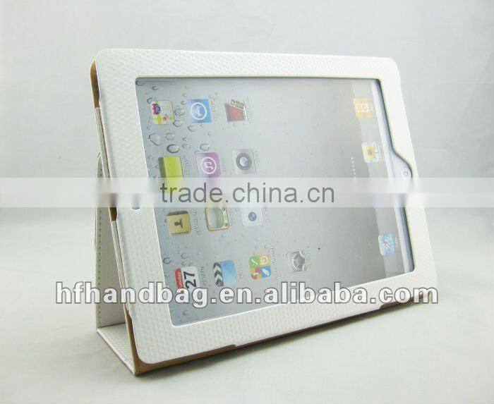 White porcelain Flat computer&To get on the Internet package leather bag