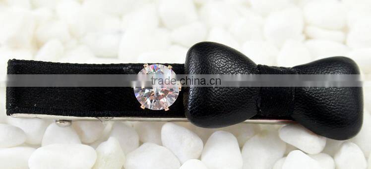 women hair bow metal hair clip hair accessory