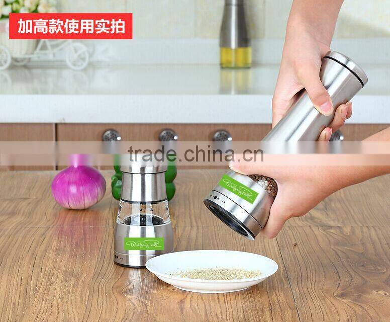 Stainless Steel Pepper & Salt Mill and with Ceramic Grinder