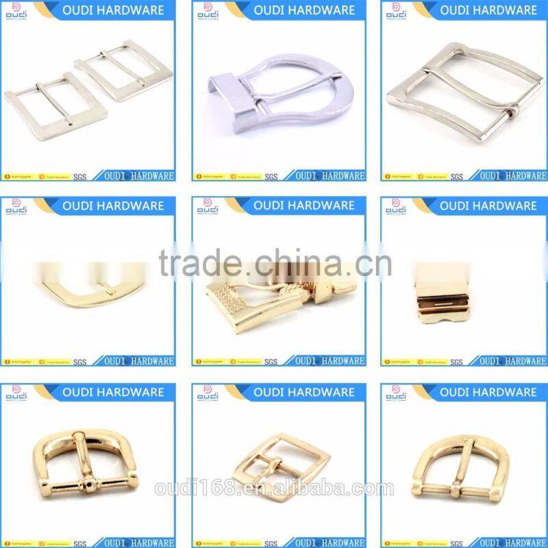 Custom Light Gold Metal Hardware Belt Accessories Pin Buckles