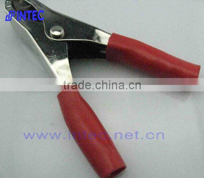 Jumper Wires Alligator Crocodile Roach Test Clip Plastic Handles Crocodile clips 70mm red color thick I00110