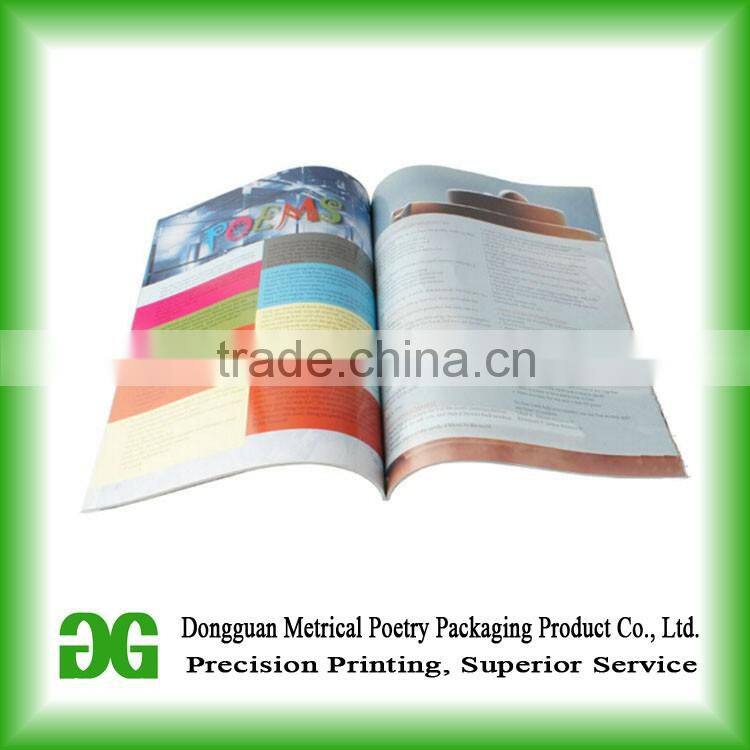 Cheap fashion glossary art paper book monthly magazine printing
