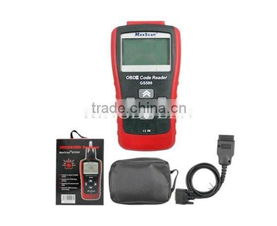 Free shipping Autel Auto Code Reader GS500 OBD2 Scanner obd ii Diagnostic Trouble Code Reader autel maxscan gs500