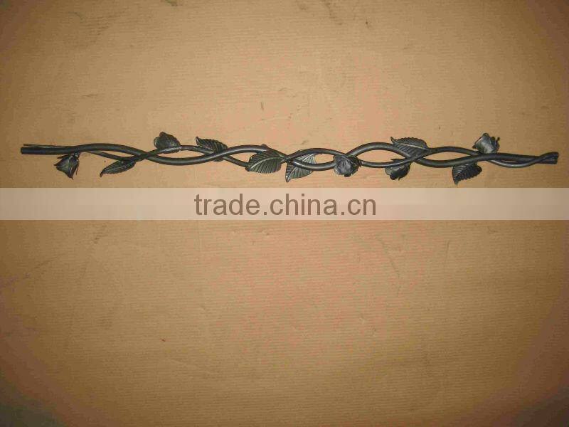 Top-seling hand forged wrought iron gate parts LB06-F-F-0035