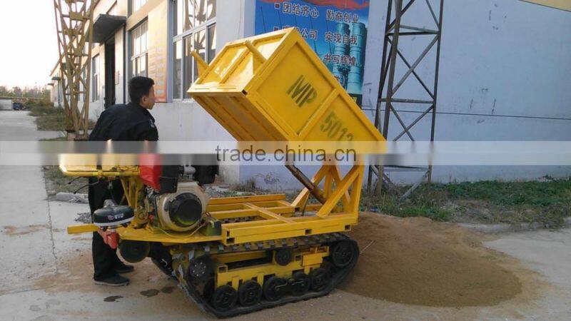 loading weight 800kg rubber tracked carrier mini tracked carrier