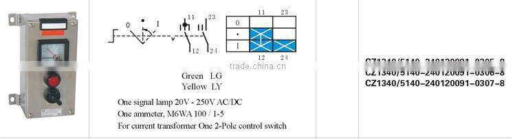 Stainless Steel Customized Explosion Proof Control Box